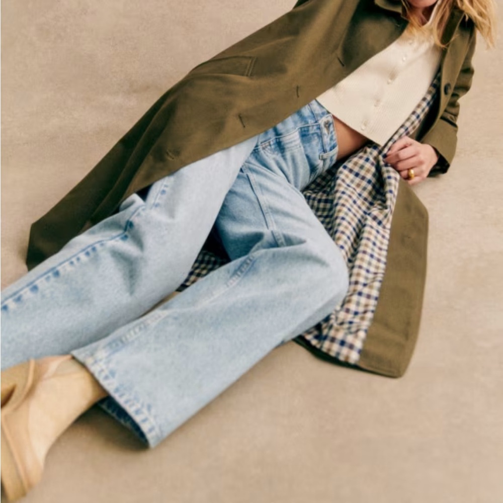 Sezane Trench Coat Timeless Elegance